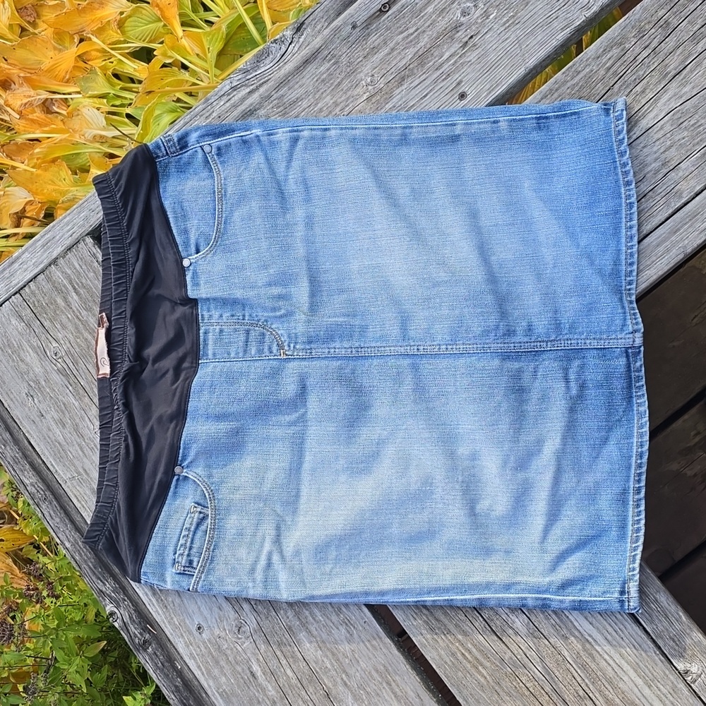 Paige Maternity Denim Skirt, Size